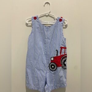 Lil Cactus Blue and White Striped Garment